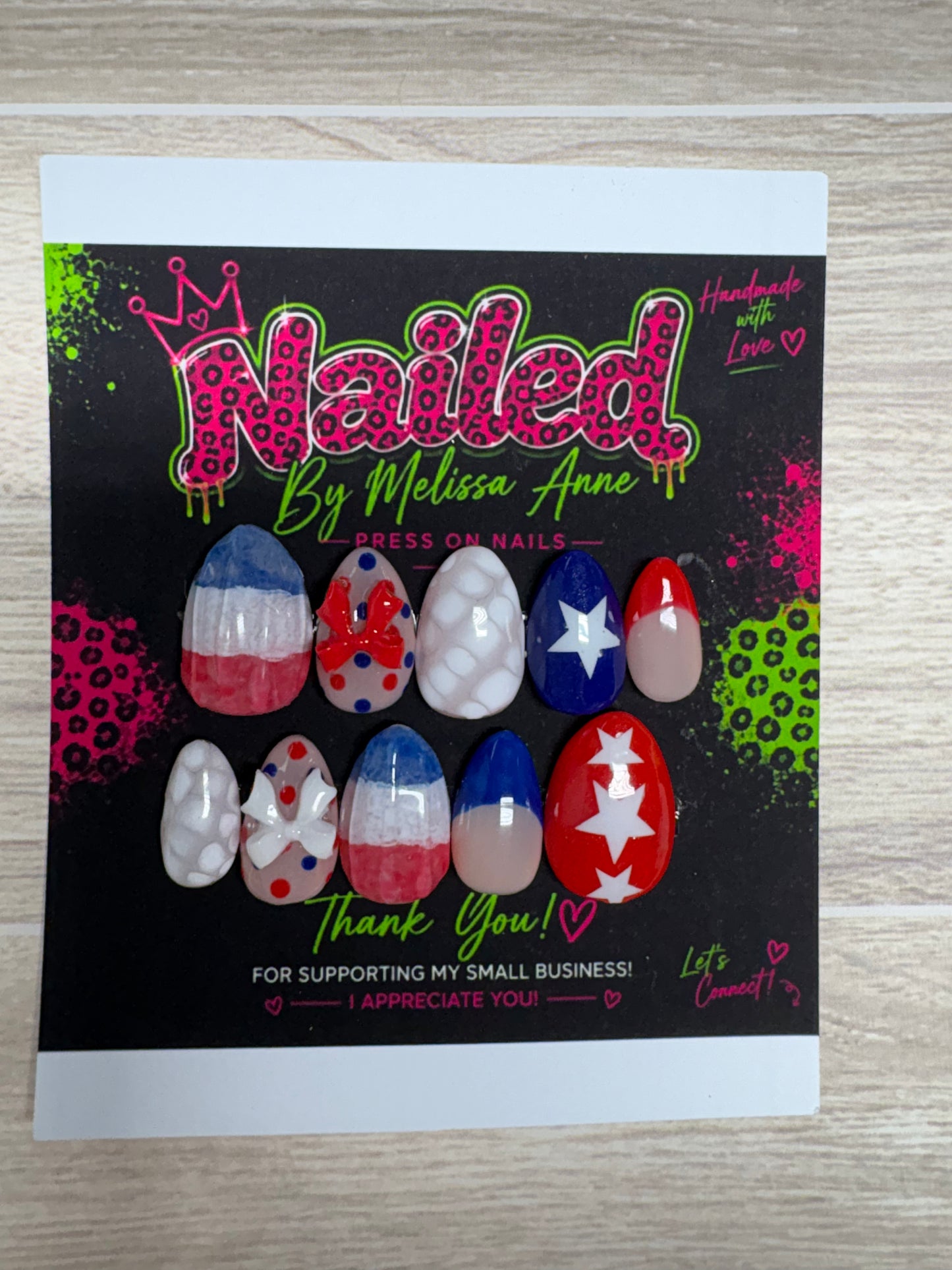 Stars & Bows Press-On Nails