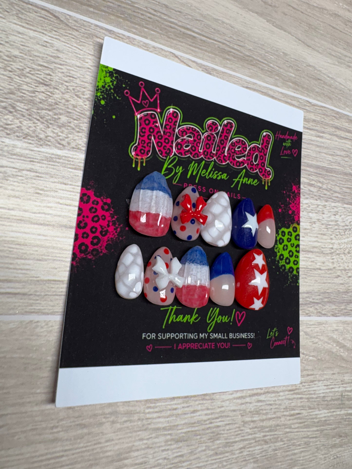 Stars & Bows Press-On Nails