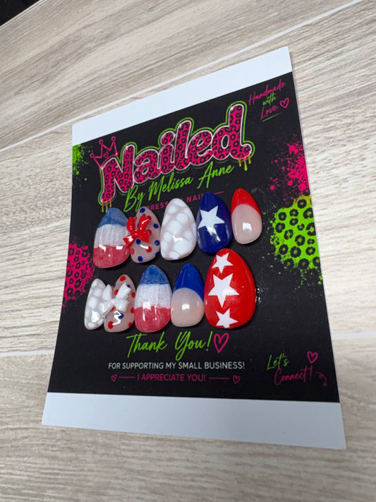 Stars & Bows Press-On Nails