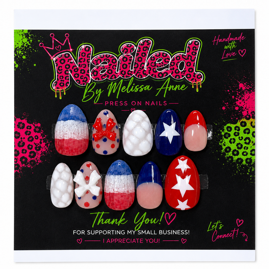 Stars & Bows Press-On Nails