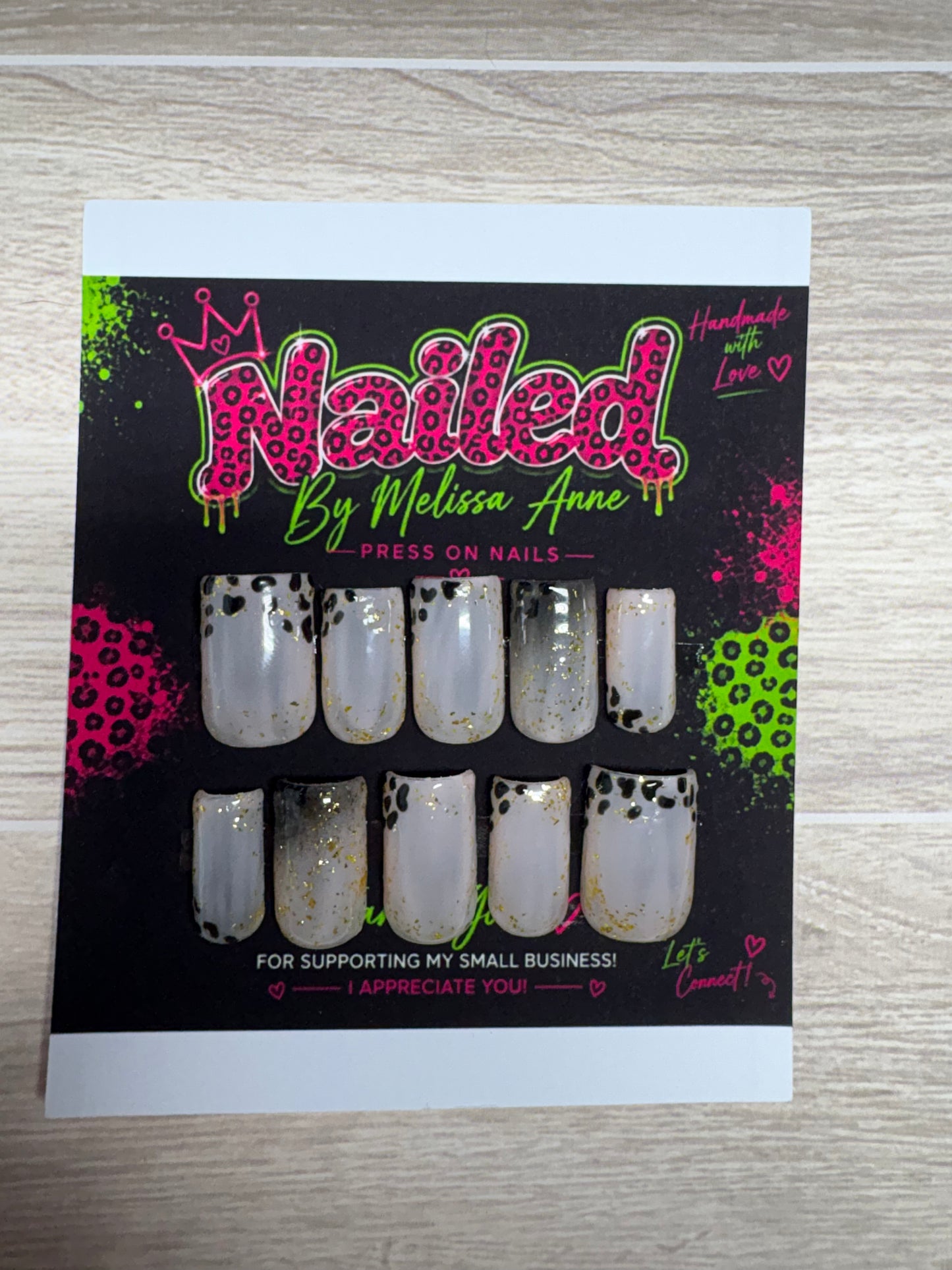Golden Noir Press-On Nails
