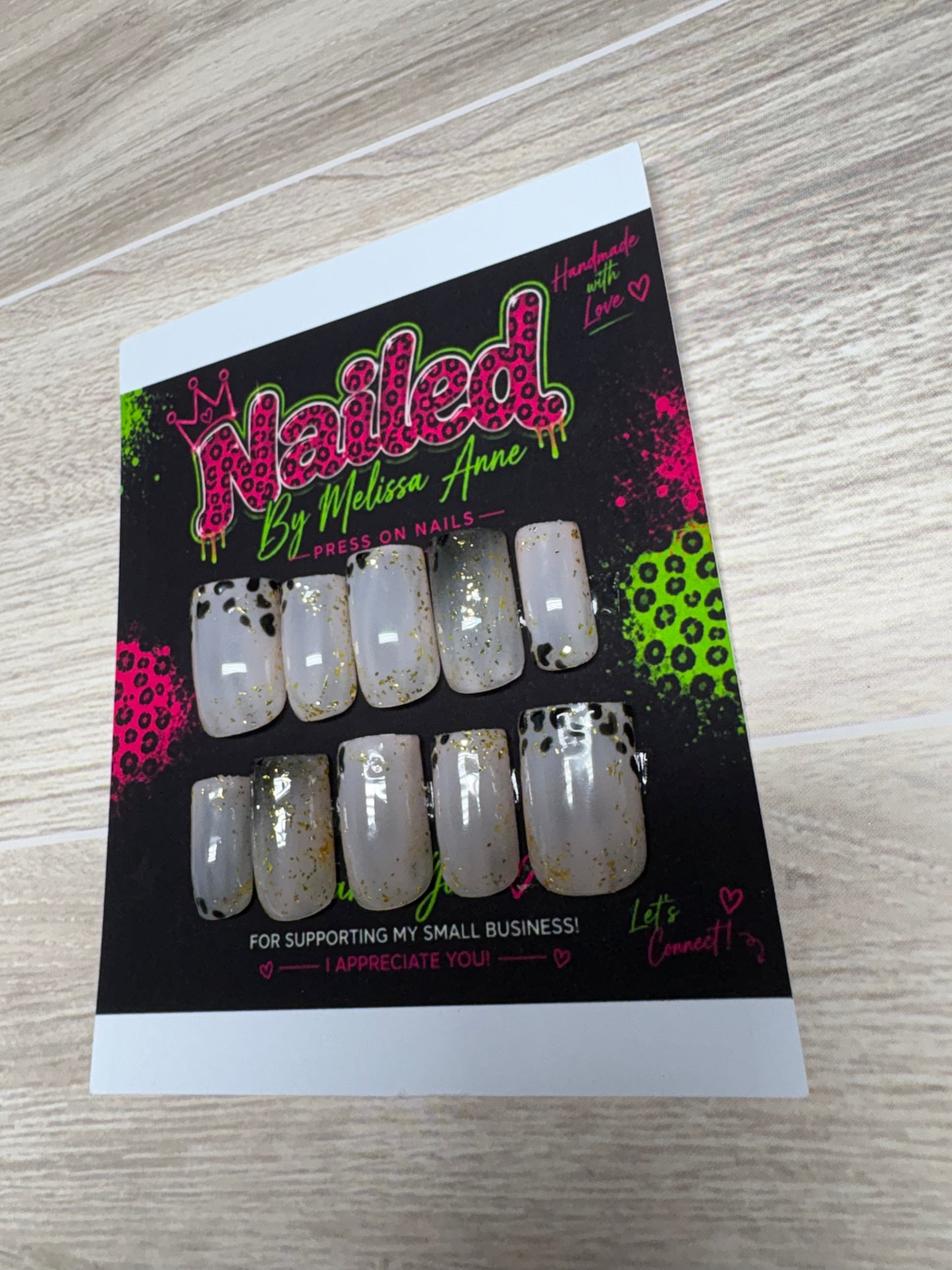Golden Noir Press-On Nails