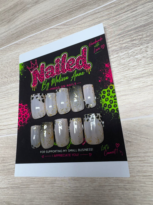 Golden Noir Press-On Nails