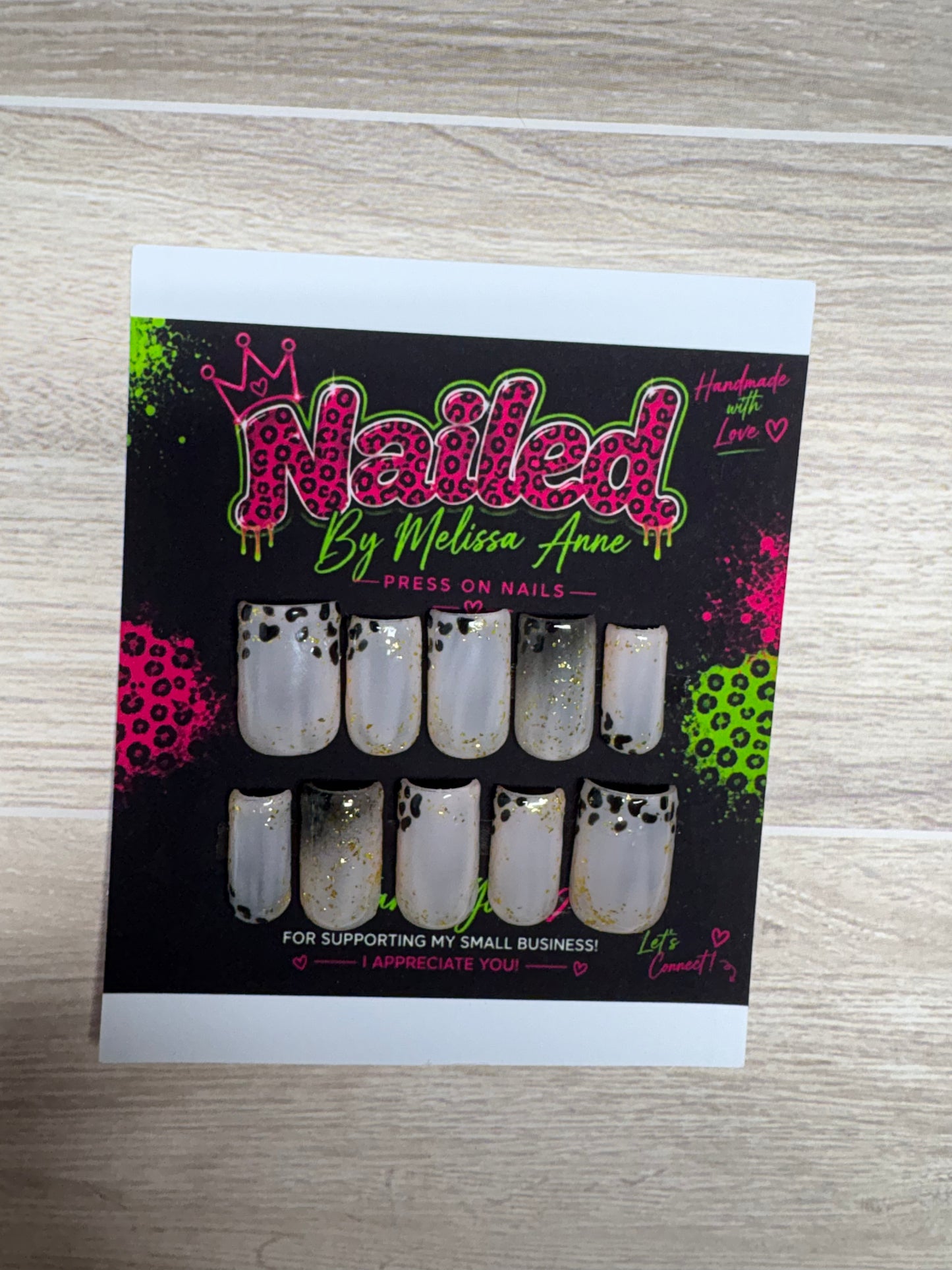 Golden Noir Press-On Nails