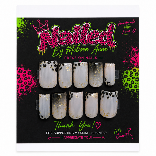Golden Noir Press-On Nails