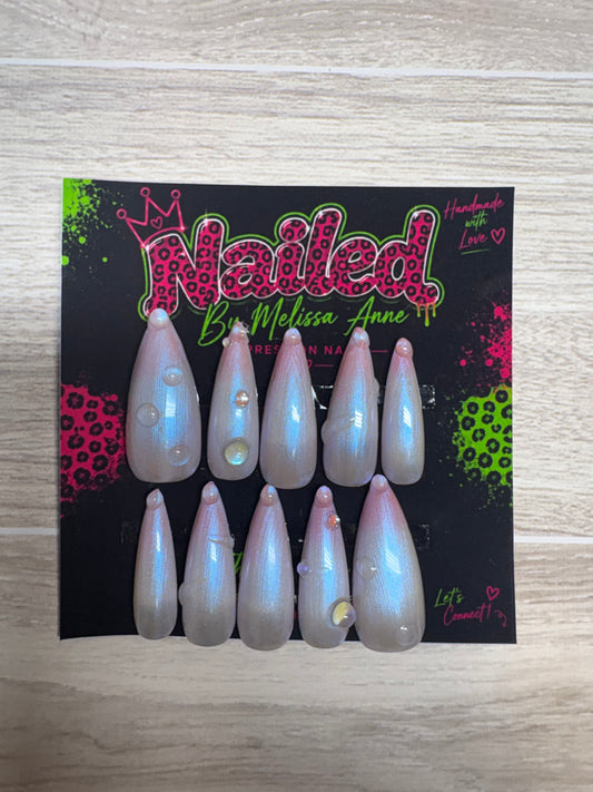 Pearl Dew Press-On Nails✨🫧