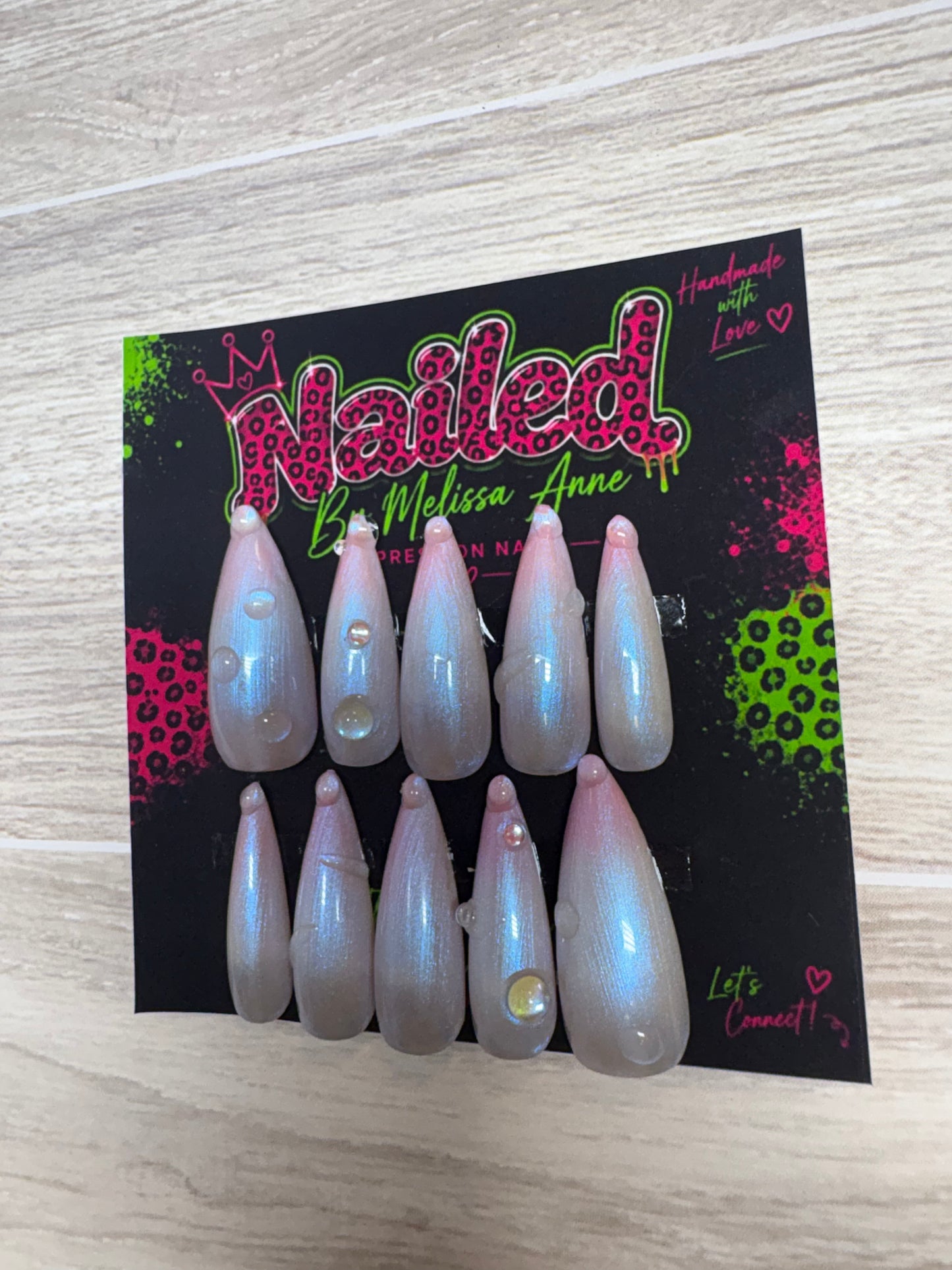 Pearl Dew Press-On Nails✨🫧